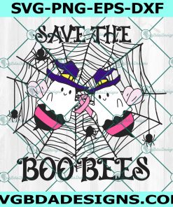 Save The Boo Bees Svg, Boo Bees Svg, Breast Cancer Svg