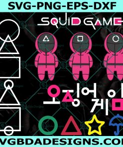 Squid Game Korean Drama Svg, Squid Game Movie SVG , Squid Game Logo Svg, Squid Game Svg, , Cricut, Digital Download 