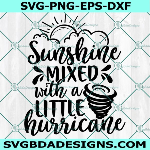 Sunshine Mixed with a Little Hurricane Svg, Country Music Svg, Drinking  Beer Svg, Cricut, Digital Download 