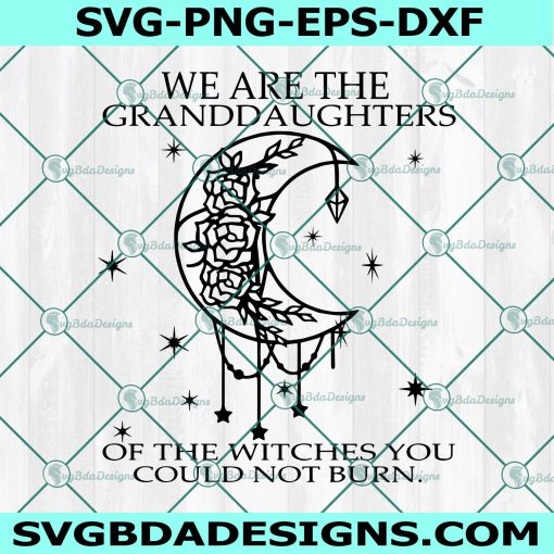 We Are The Granddaughters Of The Witches You Could Not Burn Svg, Cricut, Digital Download