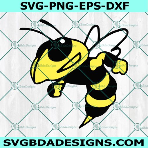 Yellow Jackets Hornet SVG, Bee svg, Hornet Mascot svg, Wasp SVG,Cricut, Digital Download