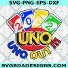 2022 Uno Out Svg. Uno Svg, Uno Card Svg, Uno Out Svg, Cricut, Digital Download