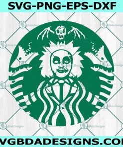 Beetlejuice Starbucks svg, Horror Movies svg, Halloween SVG
