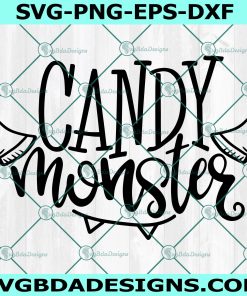Candy Monster svg, Kids Halloween svg, Candy svg