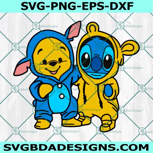 Cartoon characters Friends SVG, Pooh Bear Svg, Stitch Pikachu Svg, Pikachu Svg, Cartoon Character Svg, Cricut, Digital Download