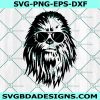 Cool Chewbacca Svg, Star Wars SVG, The Mandalorian Svg, Darth Vader Svg, Cricut, Digital Download