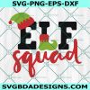 Elf squad svg, Elf svg, Christmas svg, Squad svg, Elf hat Svg, Cricut, Digital Download