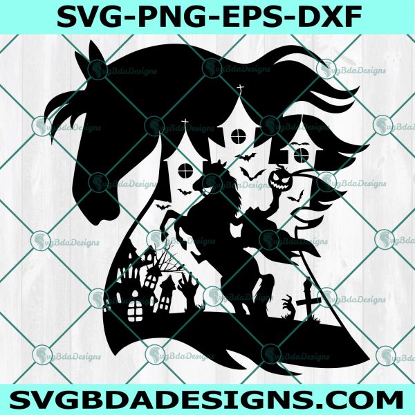 Horseman Headless SVG, Sleepy Hollow SVG, Halloween Svg, Cricut, Digital Download