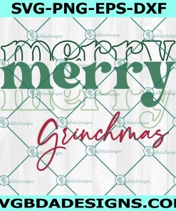 Merry Merry Merry Grinchmas SVG, Christmas Movie Svg