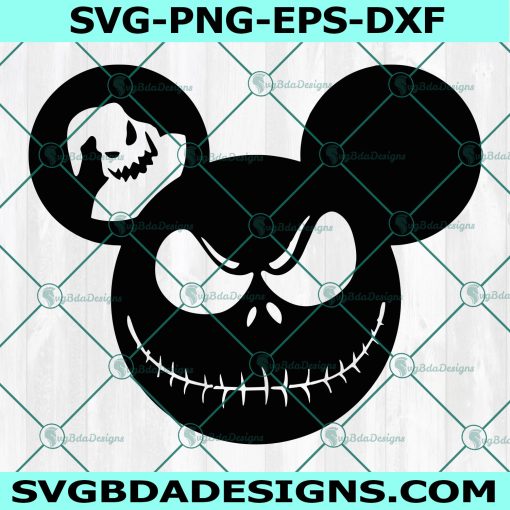 Mickey Oogie and Jack skellington SVG, Oogie and jack Svg, Nightmare Before Christmas svg , Halloween SVG, Cricut, Digital Download