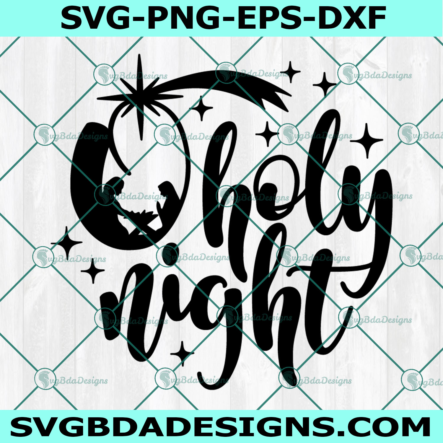 O holy night SVG, O holy night nativity scene Christmas SVG, Christmas Svg,  Cricut, Digital Download