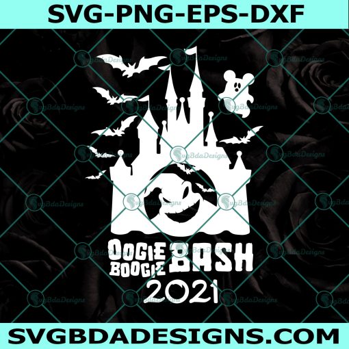 Oogie Boogie Bash Svg, Halloween 2021 SVG, Mickey Halloween Party SVG, Boo Bash Halloween svg, mickey ghost Svg, not so spooky svg, Cricut, Digital Download