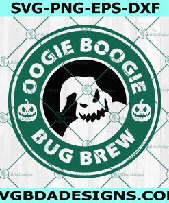 Oogie Boogie starbuck Svg, coffee logo svg, Oogie Boogie bug brew SVG