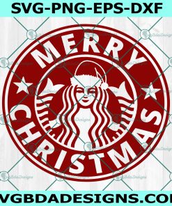 Starbucks Christmas Logo SVG, Merry Christmas Starbucks Svg