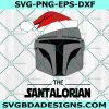 The Santalorian Svgg, Christmas Mandalorian Svg, Mandalorian Svg, christmas Svg, star wars Svg, Cricut, Digital Download