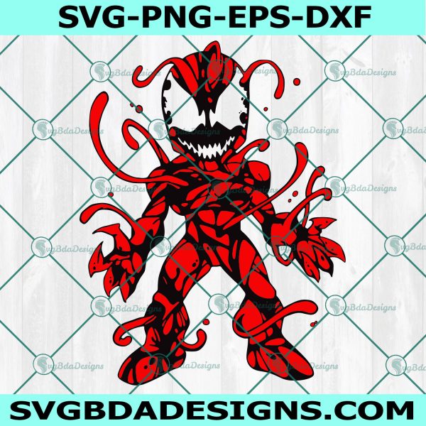 Venom Chibi Svg, Venom 2, Carnage 2 Svg, Cute Venom, Baby Venom Svg,Cricut, Digital Download