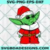 Alien Santa Baby Yoda Svg, Baby yoda Svg, Yoda Christmas Svg, Christmas Svg, Cricut, Digital Download