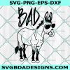 Bad Donkey Svg, Bad Ass Funny Donkey svg, Bad Ass SVG, Donkey  Sunglasses SVG, Cricut, Digital Download