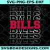 Bills SVG, Buffalo Bills svg, Football SVG, cheerleader Svg, Sport Team svg, Love Bills Svg, Digital Download