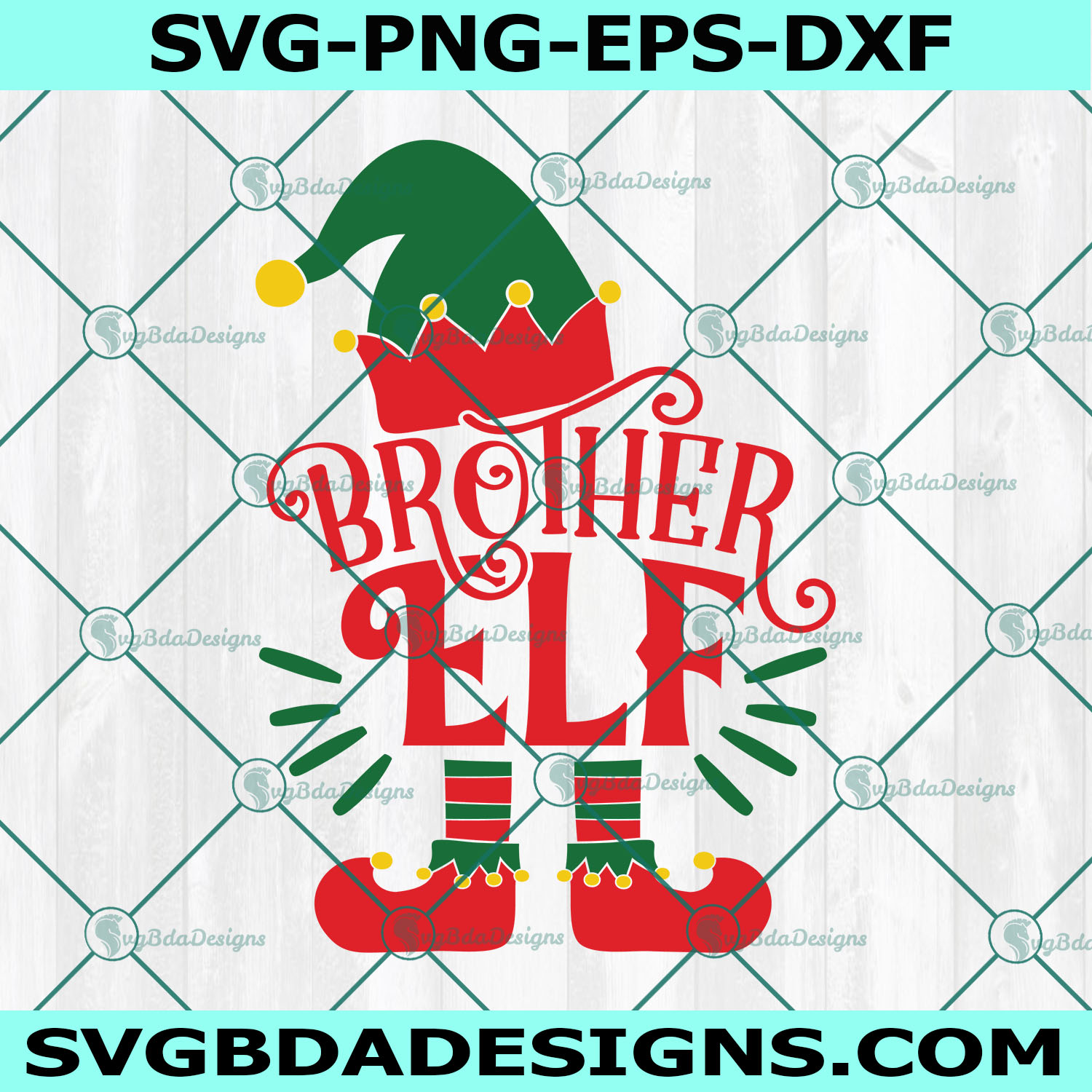 Brother Elf Christmas Kids SVG, Elf Svg, Brother Elf Svg, Christmas svg, Digital Download