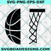 Distressed Basketball svg, Custom Basketball, Personalized Basketball svg, Basketball fan svg, Cricut, Digital Download
