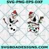 Frozen Christmas  svg, Frozen Svg, Snowman Svg, Snowman light Svg, Christmas SVG, Cricut, Digital Download