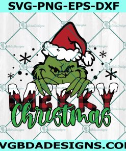 Grinch Fingers Christmas SVG, Grinch Svg, Grinch Merry Christmas Svg