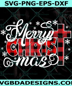 Merry ChristMas SVG, Christmas Svg, Jeuss Svg, Christ Svg, Buffalo Plaid Svg