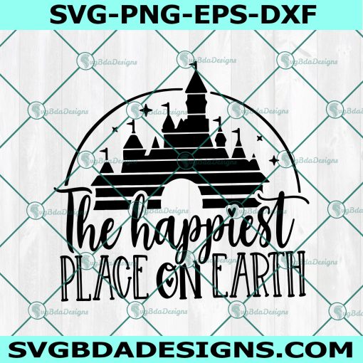 The Happiest Place on Earth SVG, Castle Svg, Mouse Castle Svg, Mouse Svg, Magical Castle Svg, Cricut, Digital Download