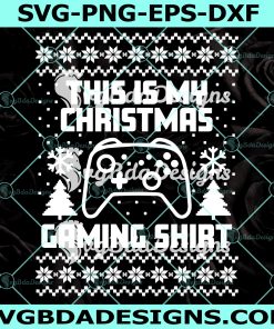 Christmas Gaming Shirt Svg, Gamer Present Svg