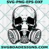 Gas Mask Skull SVG, Toxic SVG, Gothic Svg, Digital Download
