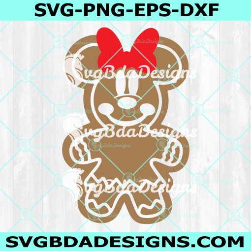 Mickey Minnie gingerbread Svg, Mickey Minnie Svg, Gingerbread Svg, Minnie Christmas Svg, Digital Download