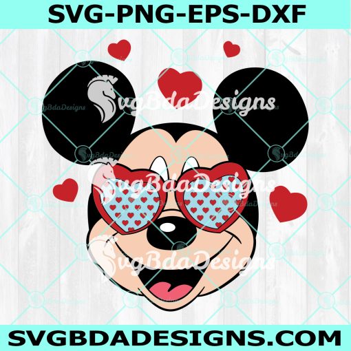 Mickey Mouse Valentines Day SVG, Mickey Mouse SVG, Mickey Love SVG, Valentines SVG, Digital Download