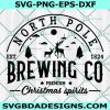 North Pole Brewing Co svg ,Christmas sign svg, Logo Christmas svg, Home Decor svg, Digital Download