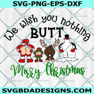 Nothing Butt Merry Christmas SVG, Toilet Paper Svg