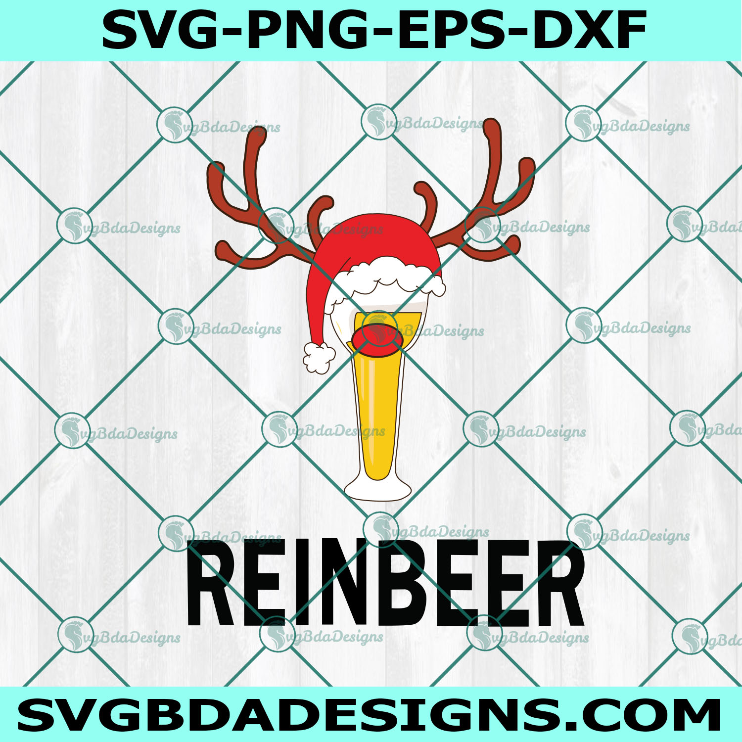 Reinbeer Beer Christmas Svg, Reindeer Beer Svg, Funny Christmas Gift SVG, Beer Lovers SVG, Digital Download