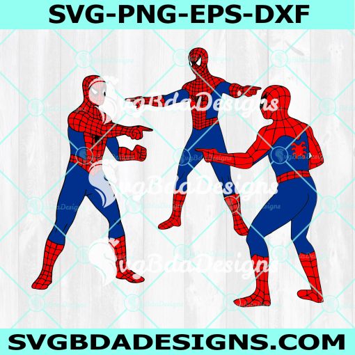 Spider Man No Way Home Svg, Spider Man Meme Svg, Funny 3 Spiderman Pointing Meme svg, Spiderman Marvel Svg, Digital Download