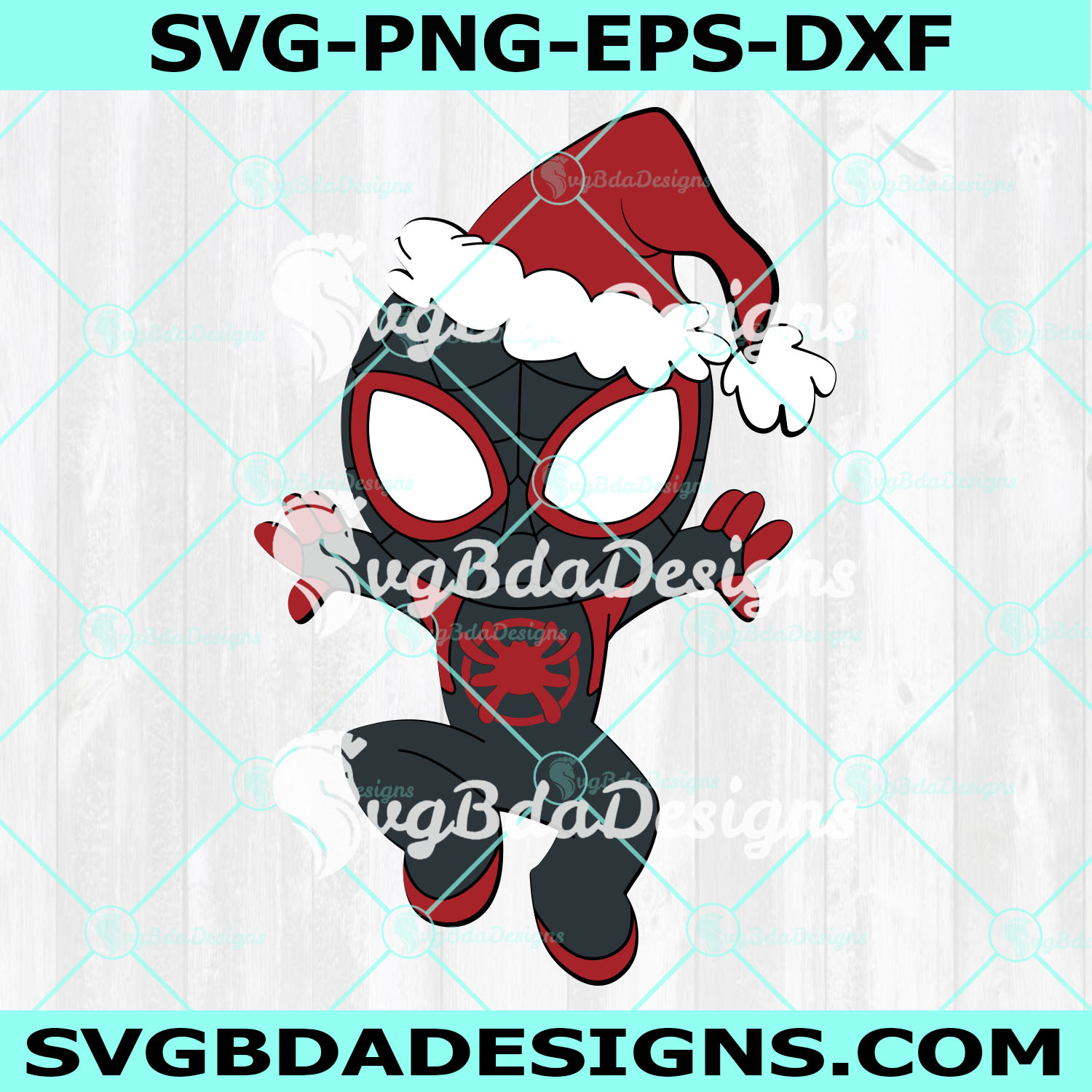 Spider Man Santa Hat Christmas SVG, Spider Man Santa Claus SVG, Spiderman Svg, Spiderman NOway Home Svg,Digital Download