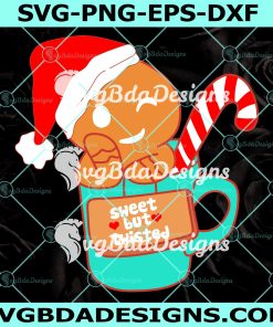 Sweet But Twisted Svg, Gingerbread Candy Svg, Gingerbread Svg