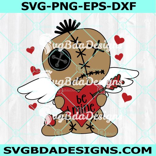 Be Mine Voodoo Doll Svg, Anti Valentine Voodoo Doll Svg, Voodoo Doll svg, Anti Valentine svg, Be Mine SVG Digital Download