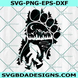 Bigfoot Wild Monster SVG, Big Foot SVG, Wild Monster Svg, Digital Download
