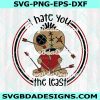 Hate You Least Voodoo Doll Svg, Anti Valentine Voodoo Doll Svg, Voodoo Doll svg, Anti Valentine svg, Hate You Least SVG, Digital Download