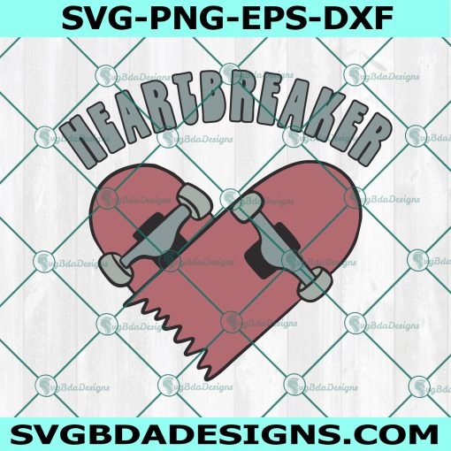 Heartbreaker Svg, Valentine's Day Svg, Boy Valentine's Svg, Anti Valentine's Svg, Digital Download
