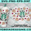 I'm Nuts About You Starbucks Cup Svg, Nuts About You Svg, Starbucks Cup svg, Valentines Pattern Decal Full Wrap Starbucks svg, Digital Download