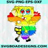 Lgbt SpongeBob Svg, Spongebob Pride Svg, Gay Pride Svg, Lgbtq Pride Svg, Sponge Bob Svg, Gay Spongebob Svg, Digital Download