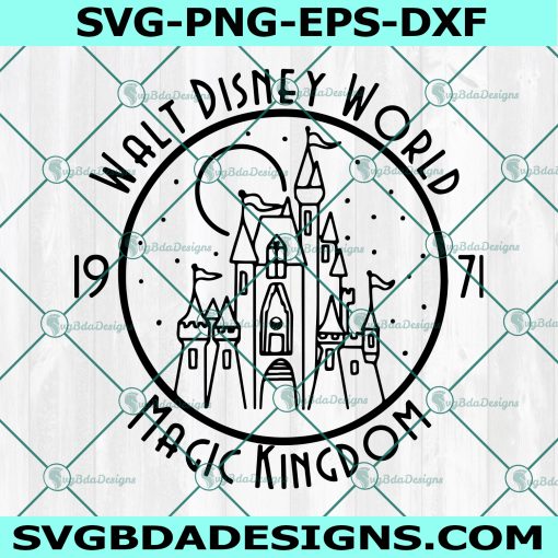 Magic Kingdom SVG, 50th Anniversary SVG, Castle Magic Svg, Disney Trip SVG, Instant Download