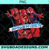 Marvel Spider-Man Png, No Way Home Spider-Men Png, Three Spiderman Png, Digital Download