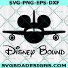 Mouse Disney Bound Svg, Mouse Bound SVG, Mickey Mouse SVG, Family Vacation SVG, Disney SVG, Instant Download