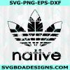 Native Feather Logo Svg, Logo Brand Svg, Logo Fashion Svg, Digital Download