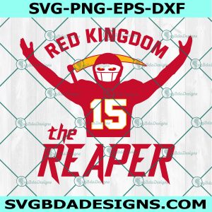 Red Kingdom The Reaper svg, Mahomes Grim Reaper Svg, Mahomes svg, Kansas City Chiefs svg, American Football svg, Instant Download